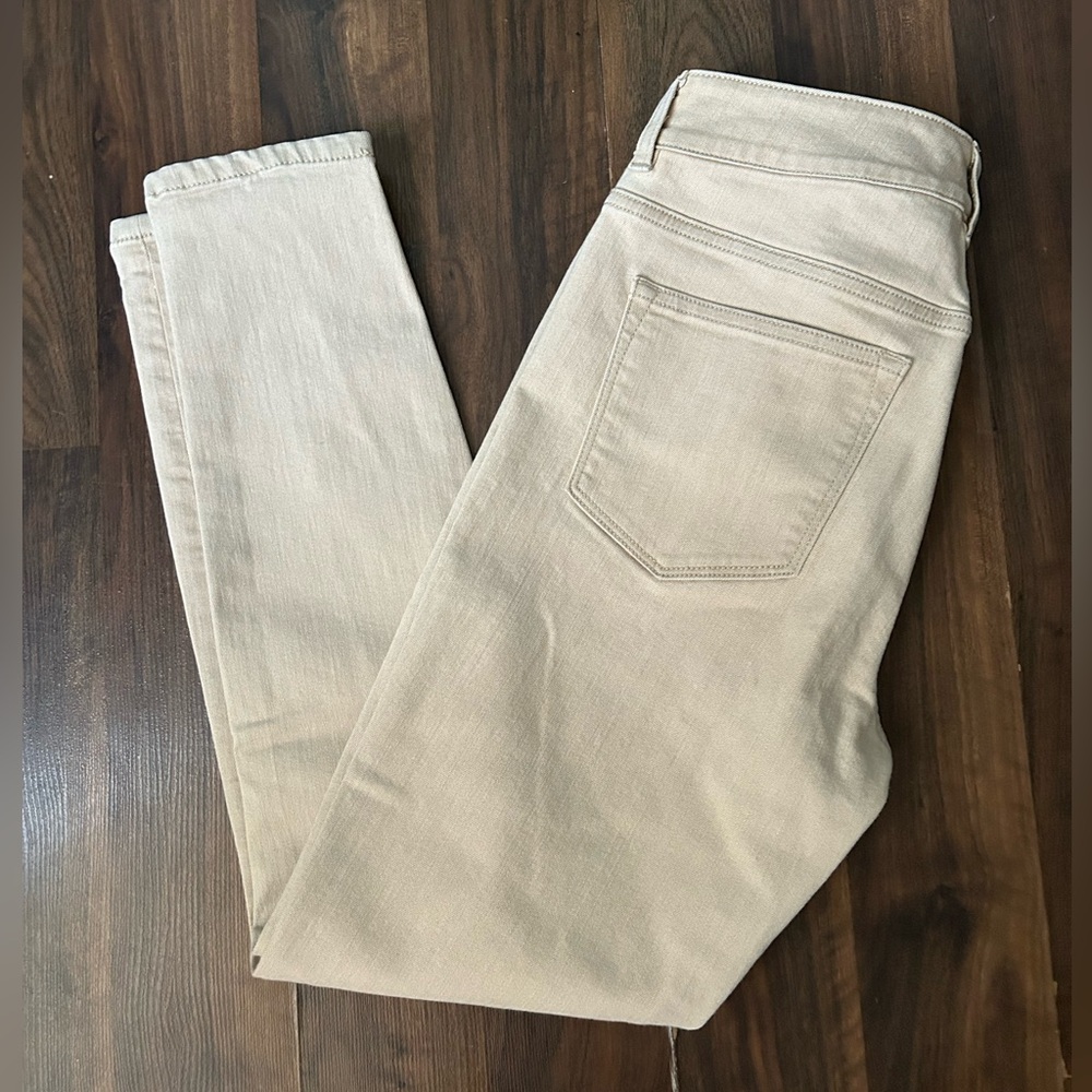Lauren Ralph Lauren Rare Premier Skinny Ankle Cream Jeans size 6